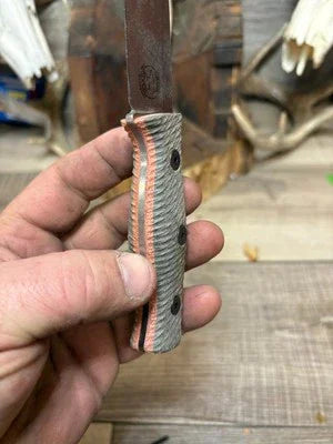 White River Knives Ursus Cub Canvas Micarta Handles - Carroll’s Custom Knife Scales