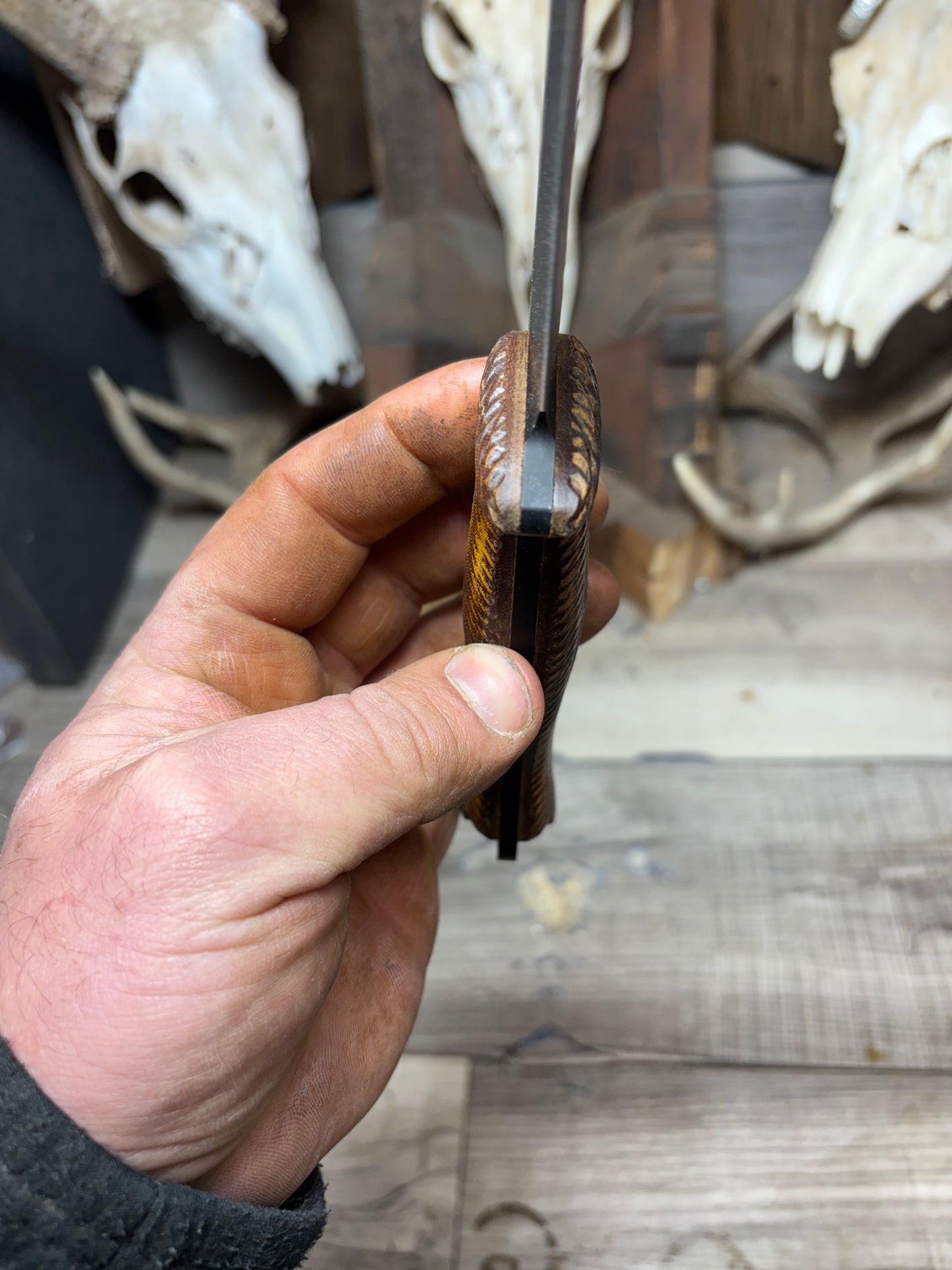 Reiff Knives Vicon One Off Micarta Handles