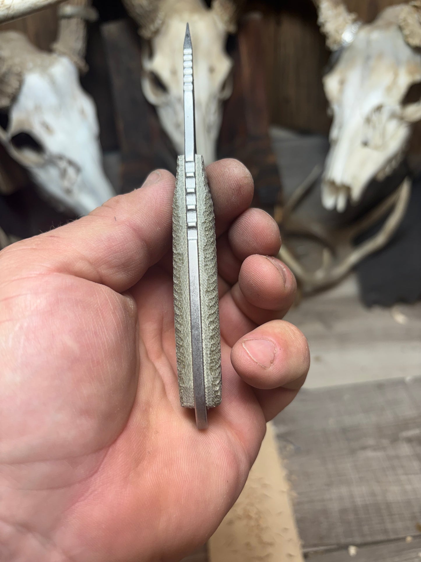 Buck Knives 662 Scout Canvas Micarta Handles