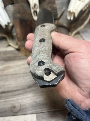 KA-BAR Becker BK2, BK9, Etc. Canvas Micarta Handles - Carroll’s Custom Knife Scales