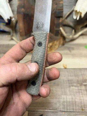 White River Knives Ursus Cub Canvas Micarta Handles - Carroll’s Custom Knife Scales