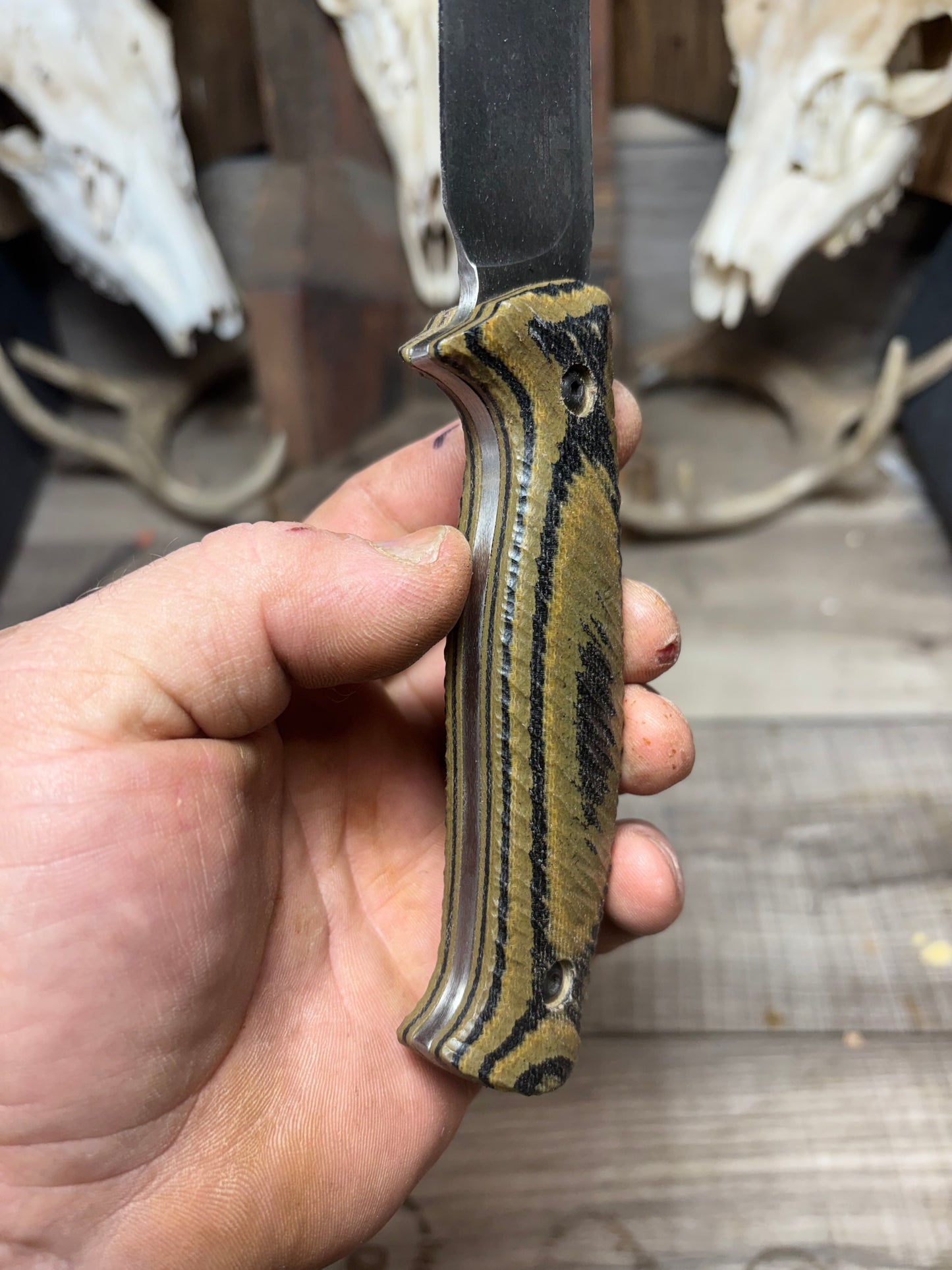 WTG Red Wolf / Timberwolf Canvas Micarta Handles