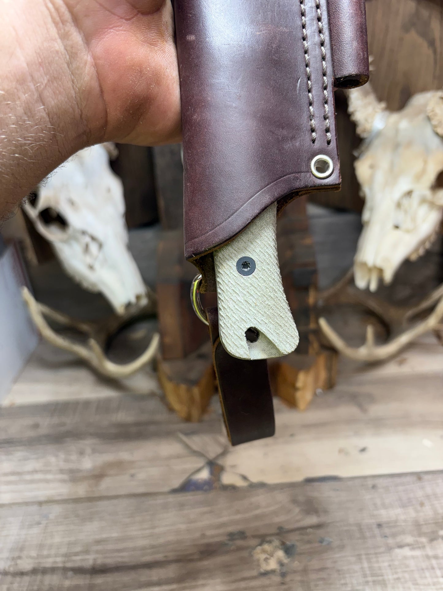 Reiff Knives F6 Canvas Micarta Handles