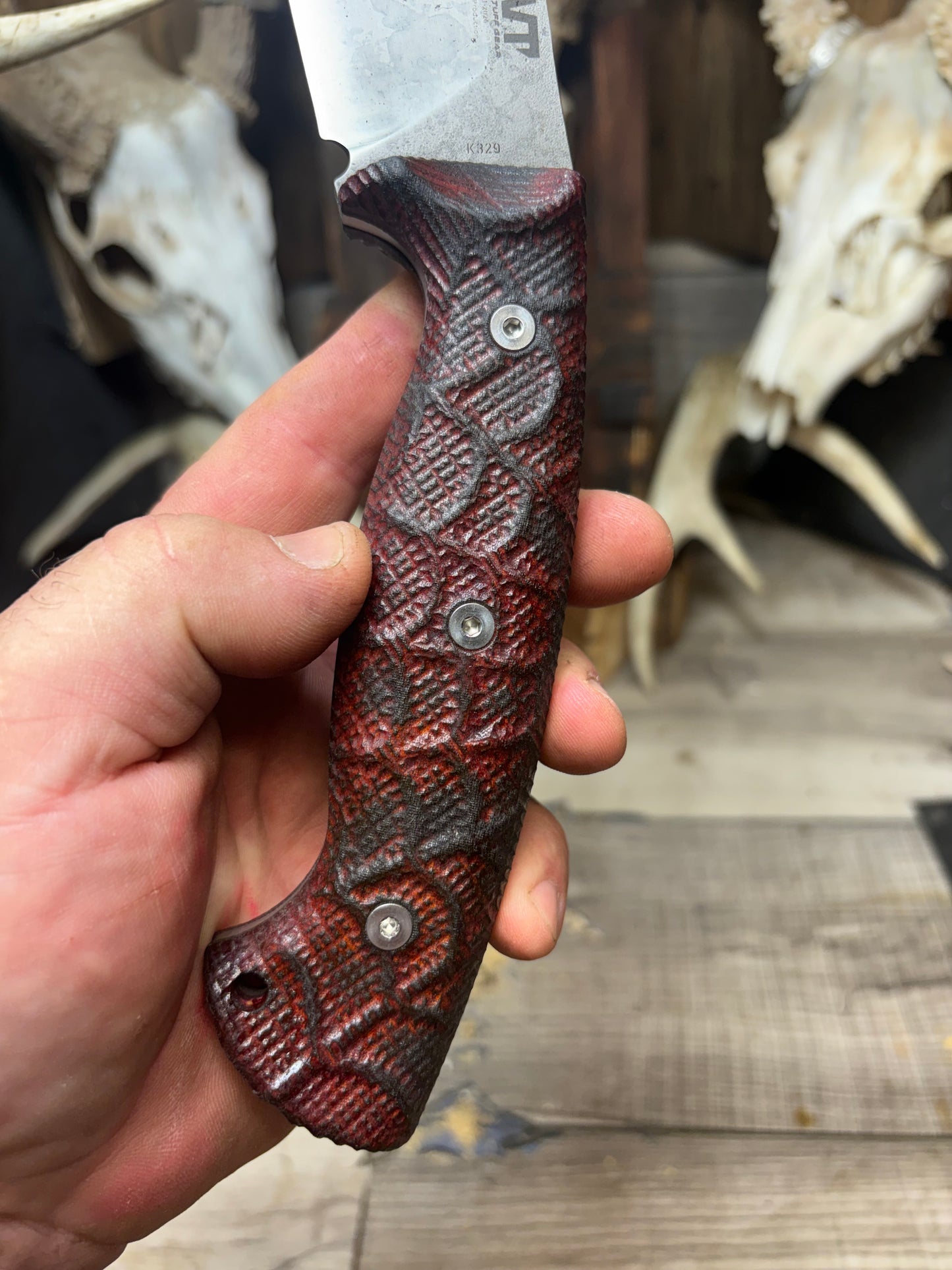 Work Tuff Gear Atayal XL, Mizeram, Black Dog, and Borneo Handles