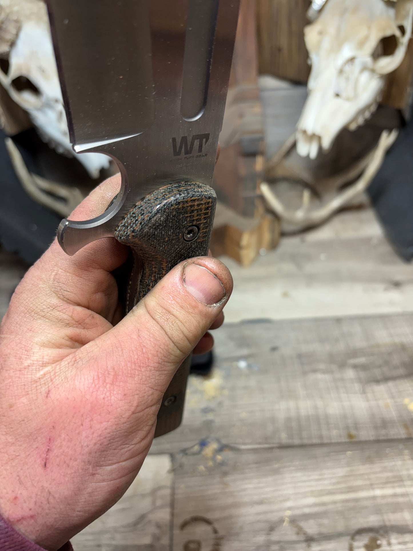 Work Tuff Gear Gen 2 or 3 V44X Canvas/Burlap Micarta Handles