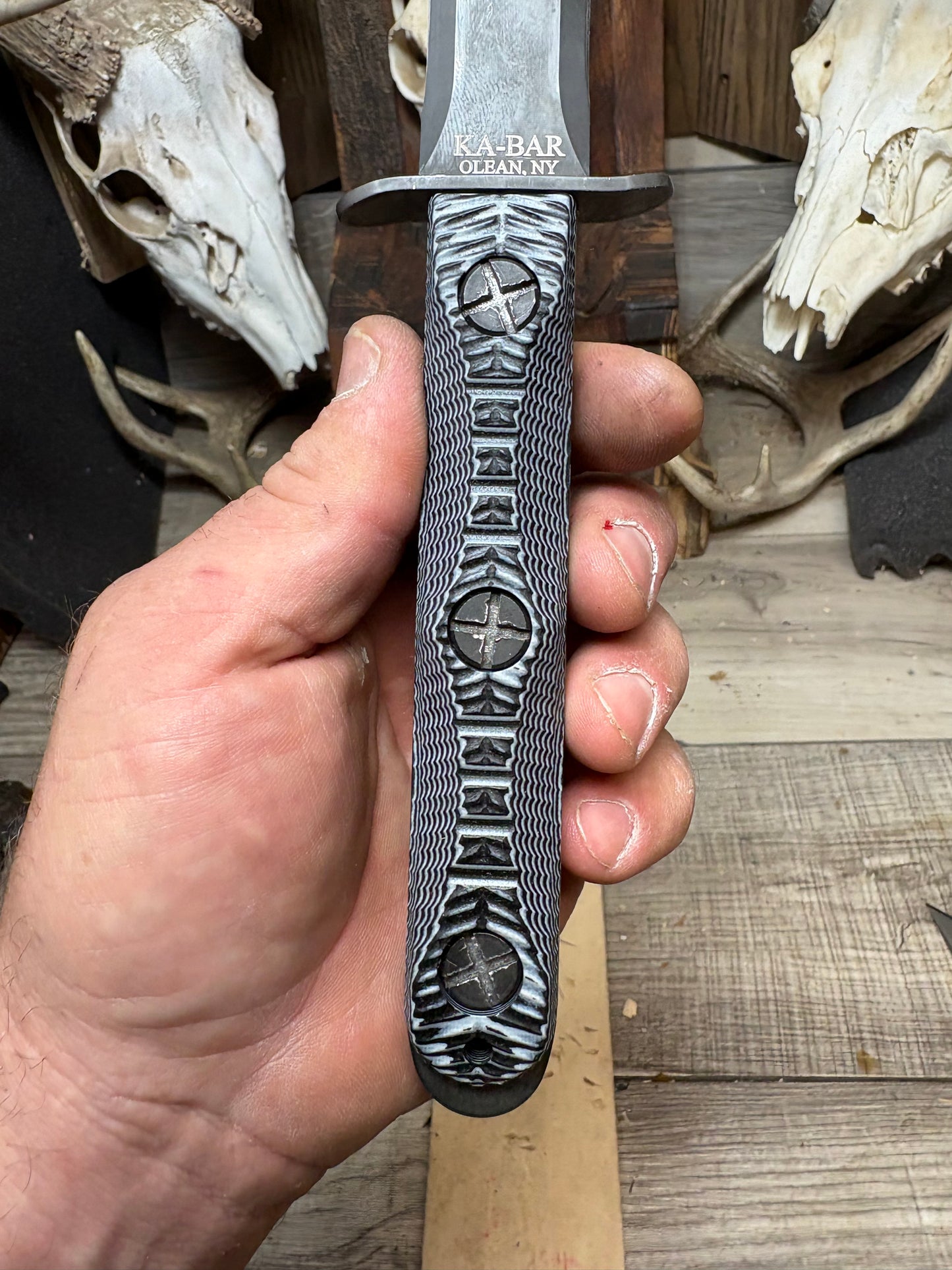 KA-BAR EK-44 EK Commando 4 & 5 G10 Handles
