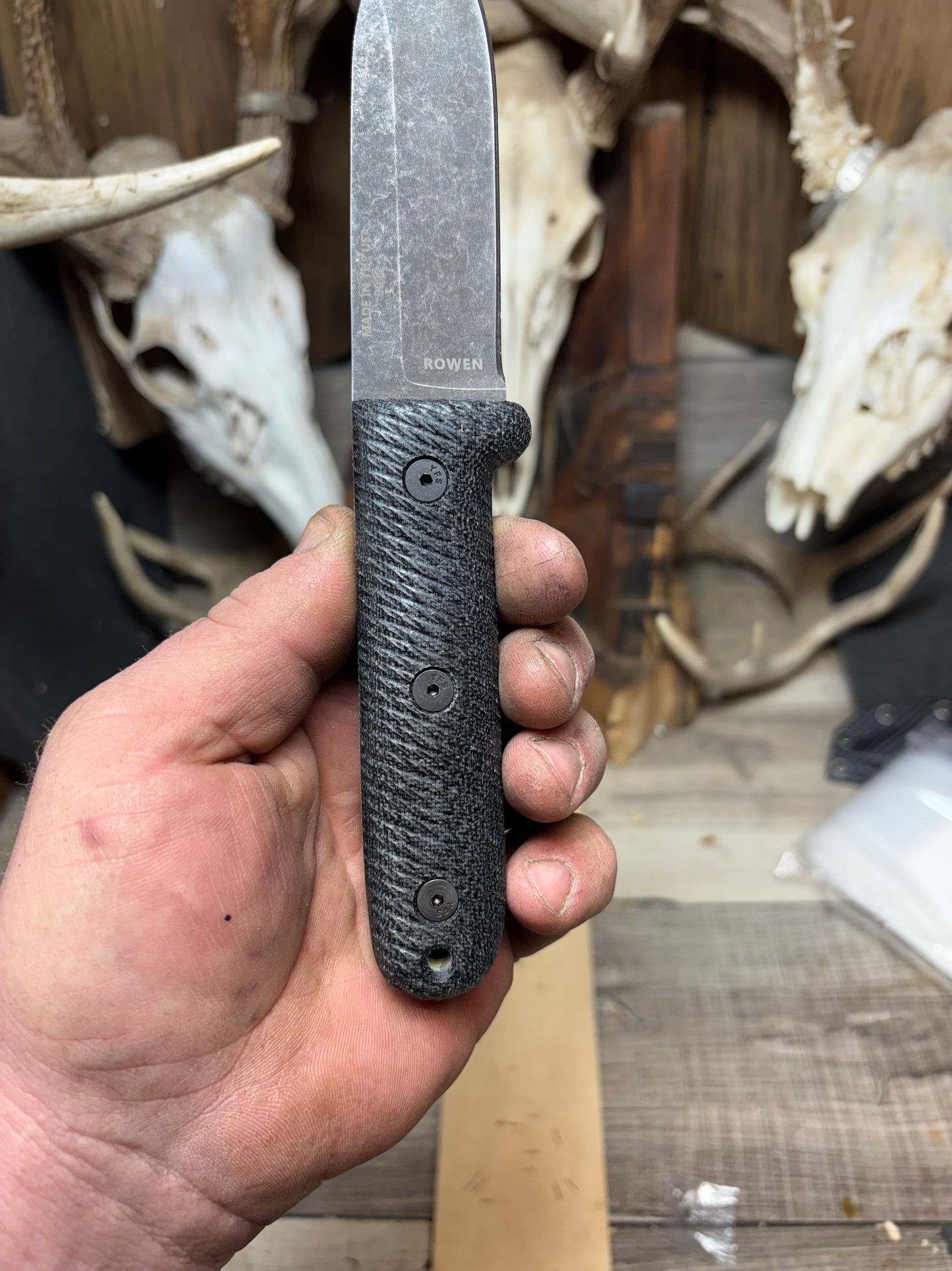 Esee PR4 Canvas Micarta Handles