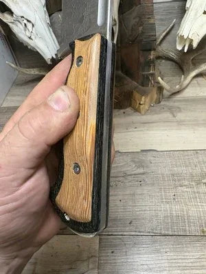 WTG Hellion Burlap Micarta And Lati Handles