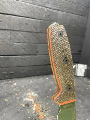 Esee 3 / Esee 4 Canvas Micarta Handles - Carroll’s Custom Knife Scales