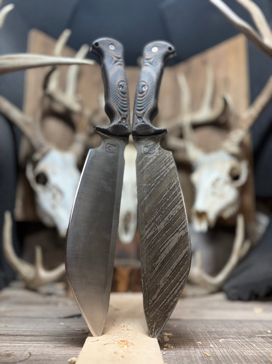 WTG OG Nomad Camp Knife Canvas Micarta Handles