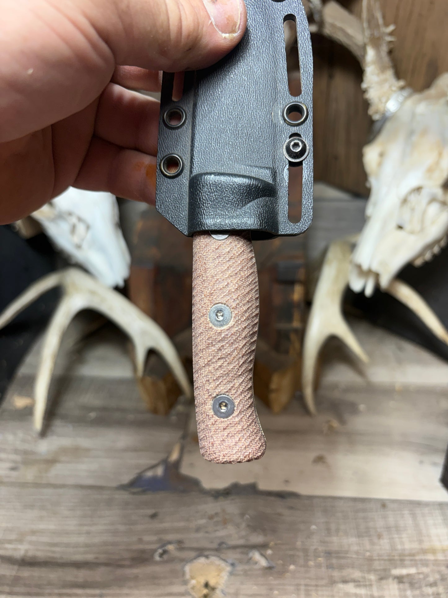 White River Knives Ursus Cub Canvas Micarta Handles