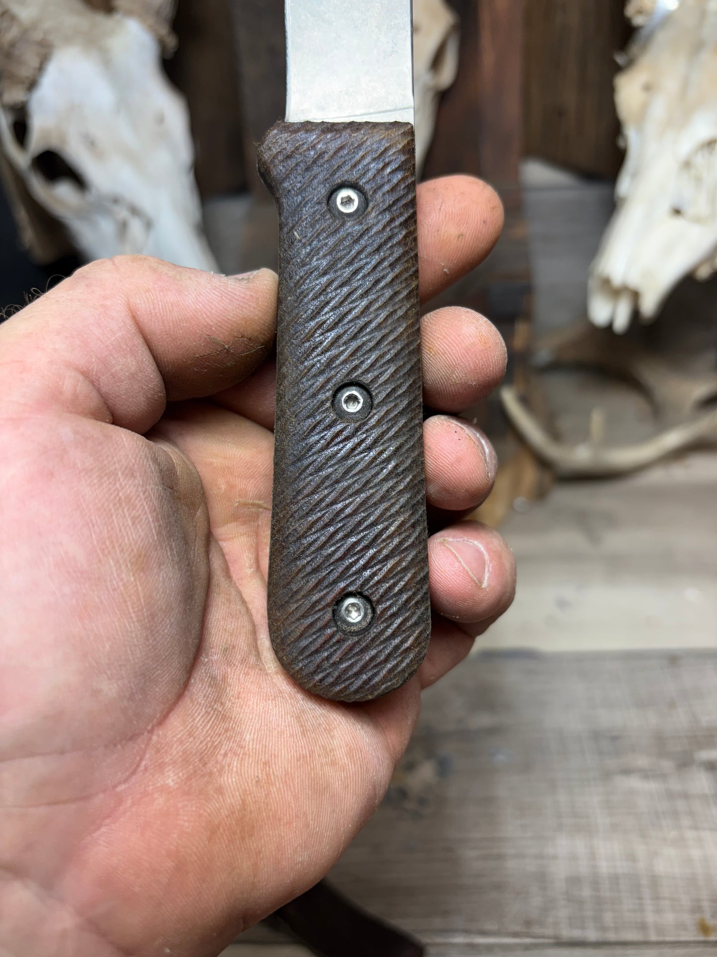 KA-BAR Becker Kephart BK62 Canvas Micarta Handles