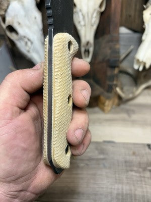 KA-BAR Becker BK2, BK9, Etc. Canvas Micarta Handles - Carroll’s Custom Knife Scales