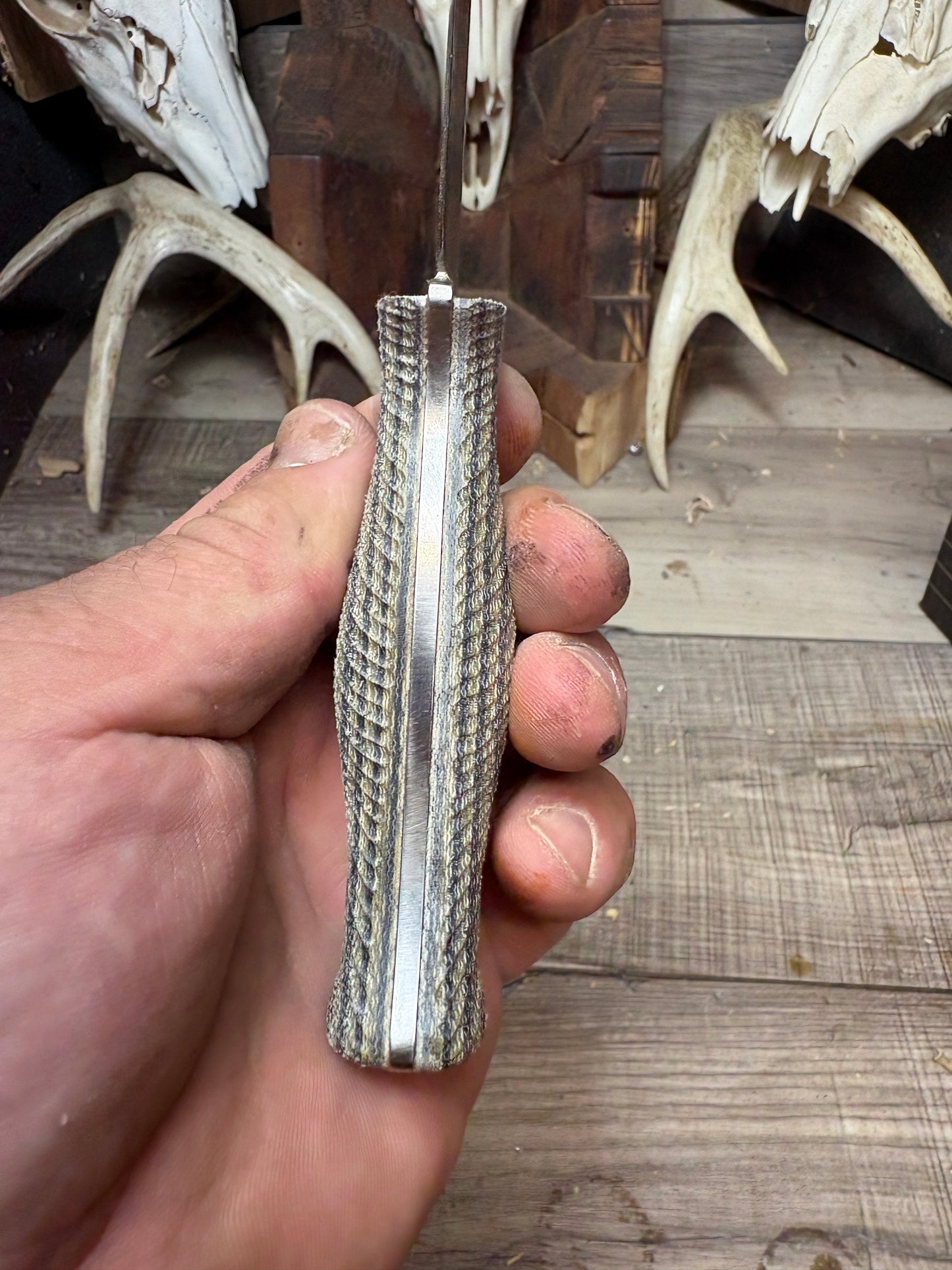 White River Knives Ursus Cub Canvas Micarta Handles