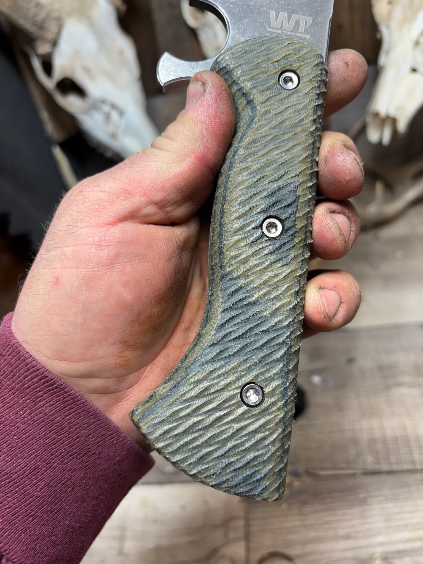 Work Tuff Gear Gen 2 or 3 V44X Canvas Micarta Handles
