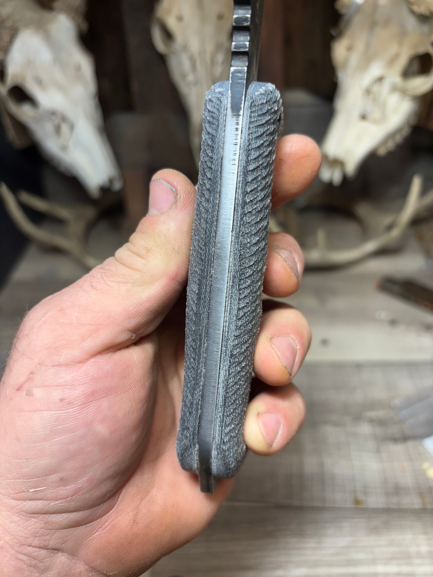 KA-BAR Becker BK2, BK9, Etc. Canvas Micarta Handles