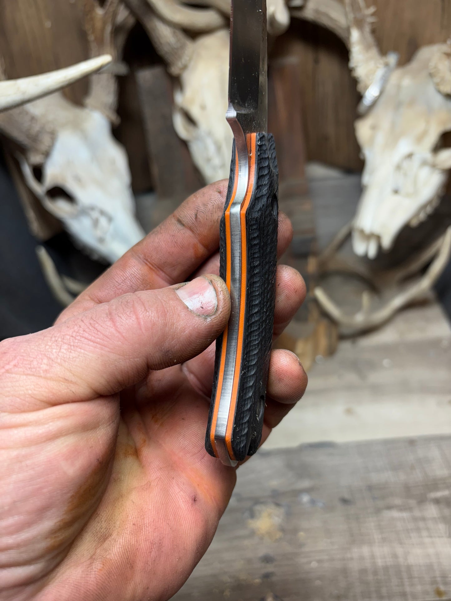 Buck Knives 664 Hunter / 663 Guide Carbon Fiber AmeraGrip Handles