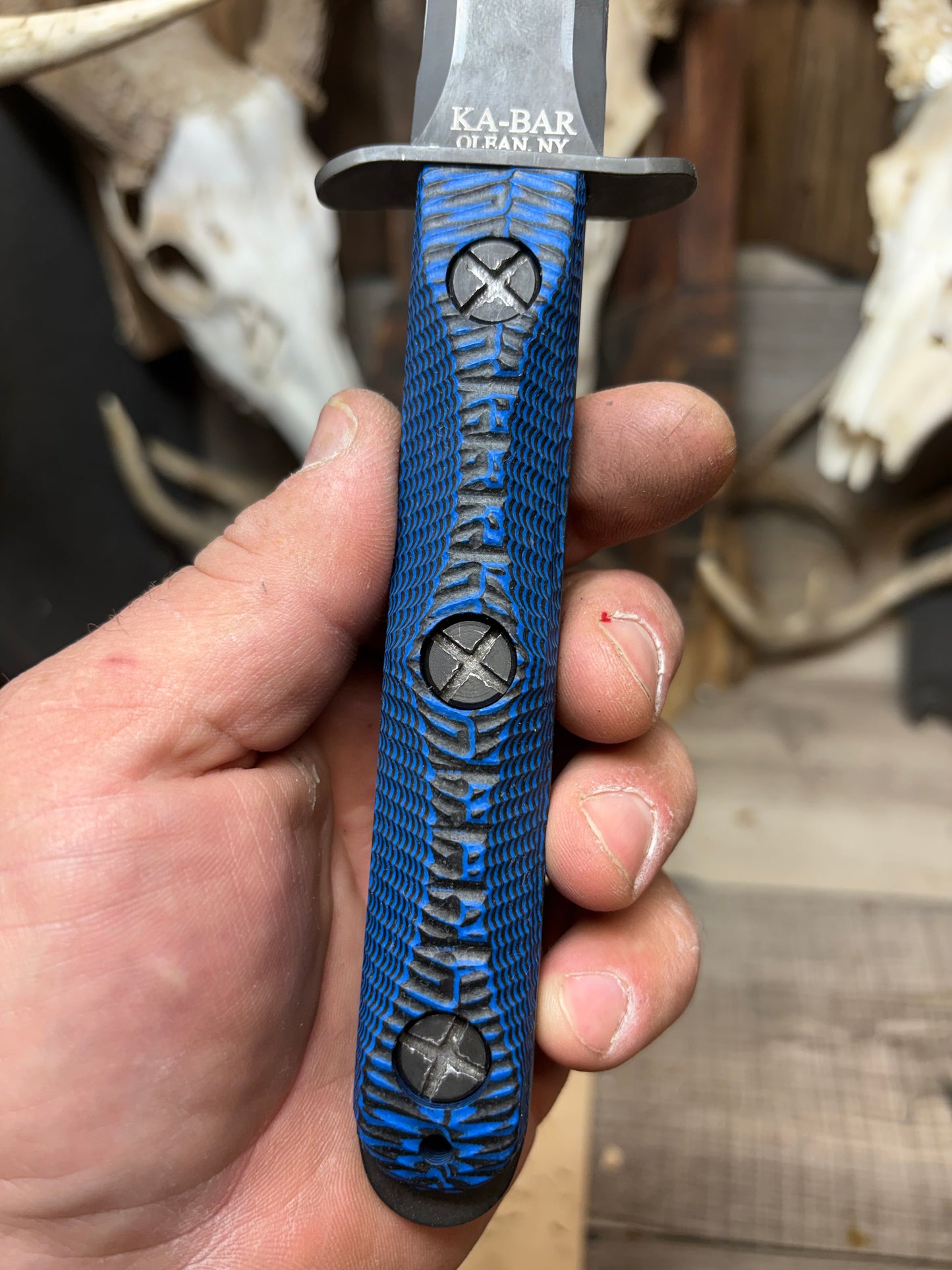 KA-BAR EK-44 EK Commando 4 & 5 G10 Handles