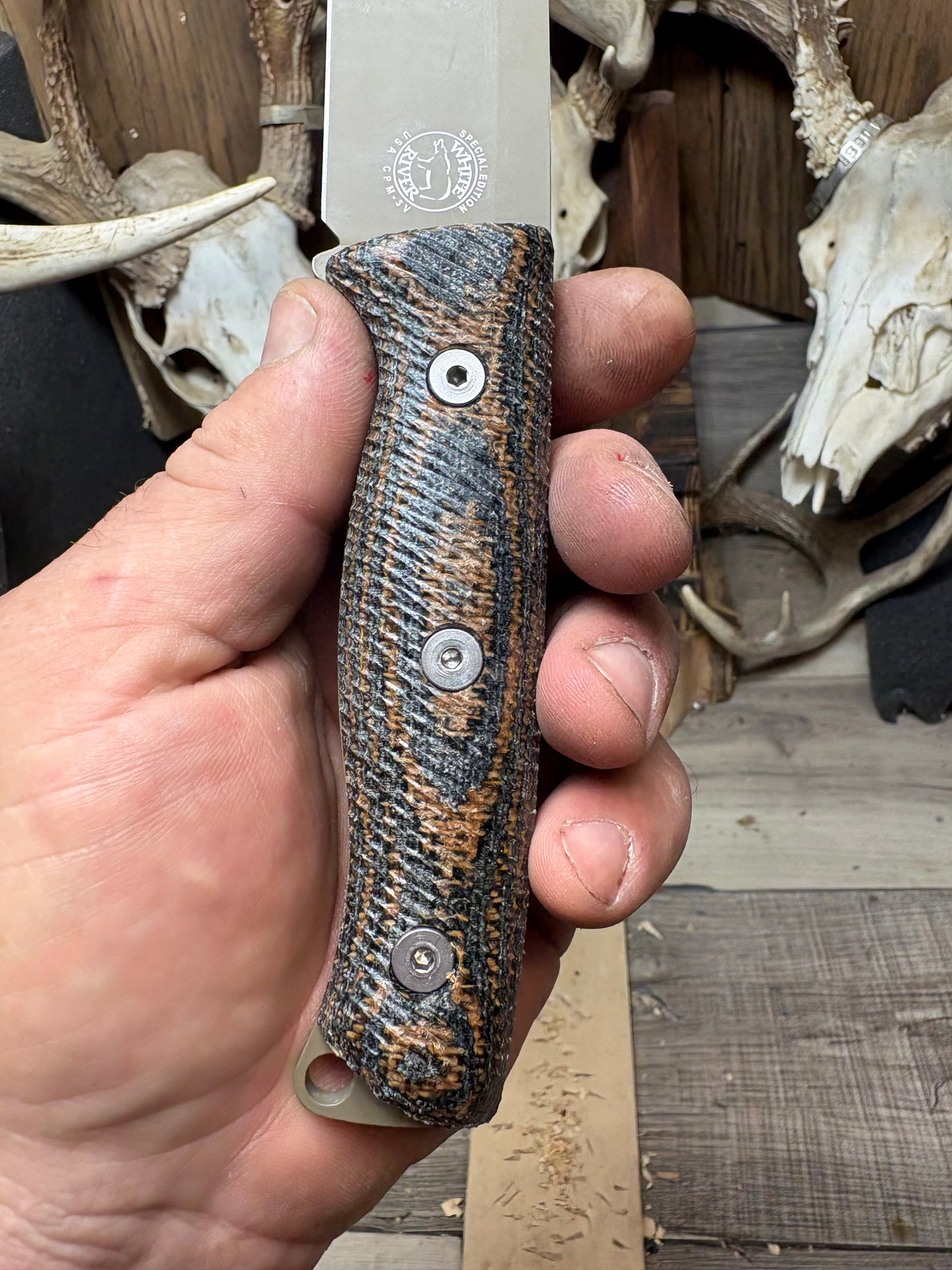 White River Knives Ursus 45 Micarta Handles