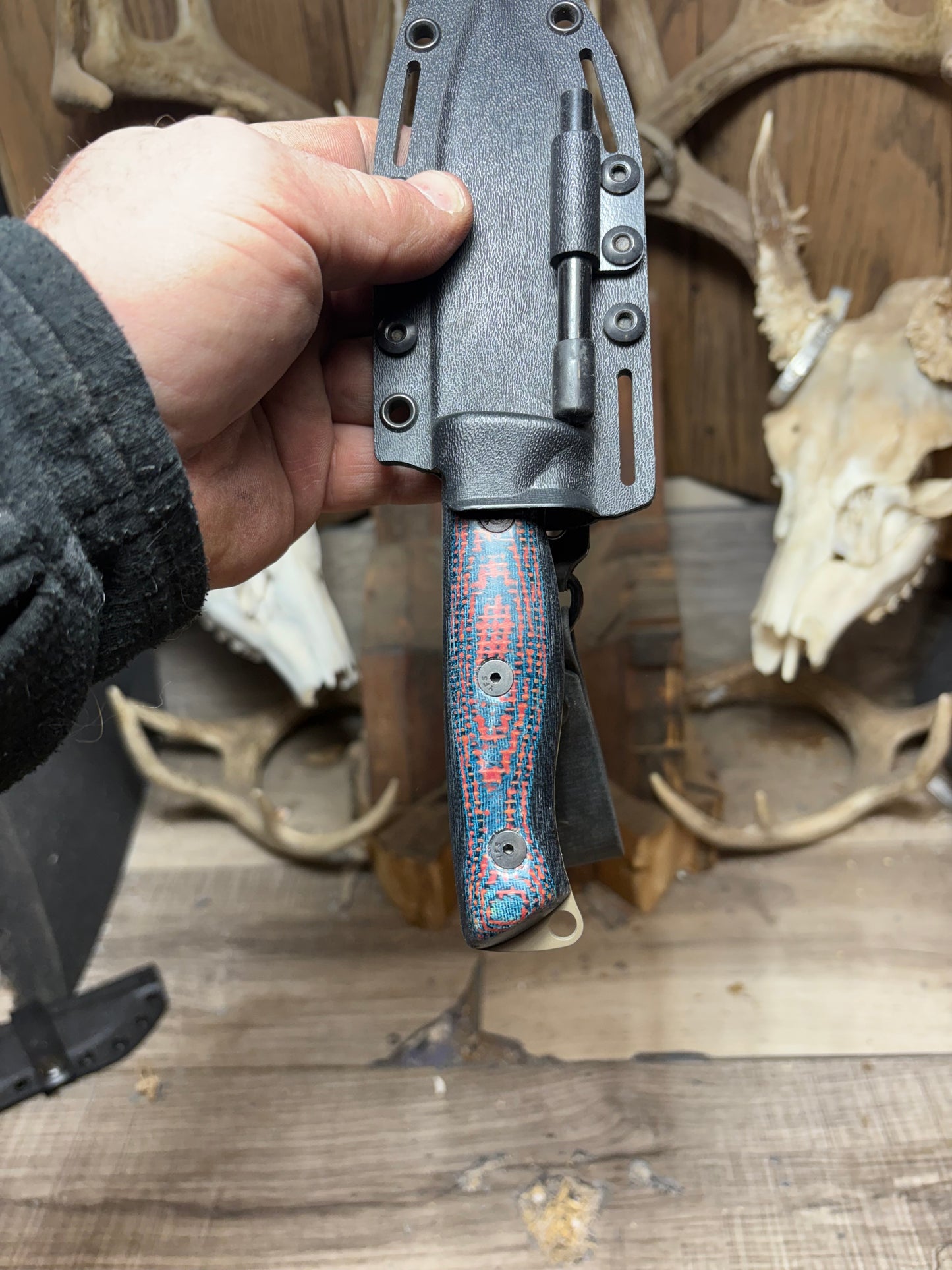 White River Knives Ursus 45 Canvas Micarta Handles