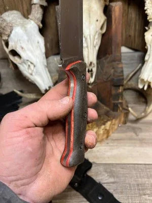 WTG Wolverine / Mountain Lion Canvas Micarta Handles - Carroll’s Custom Knife Scales