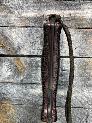 Acta Non Verba P300 or P250 Black/Burgundy Canvas Handles - Carroll’s Custom Knife Scales