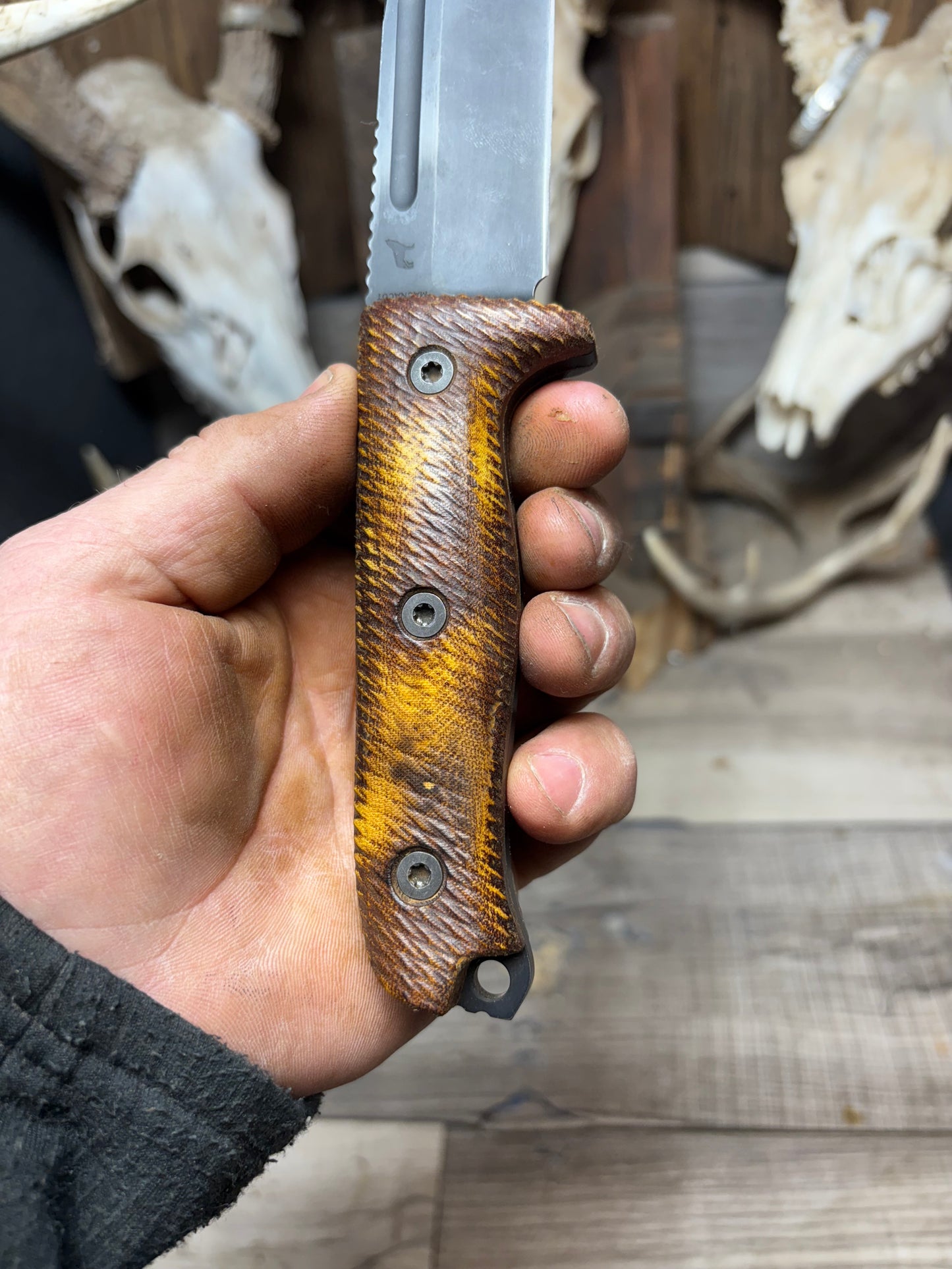 Reiff Knives Vicon One Off Micarta Handles