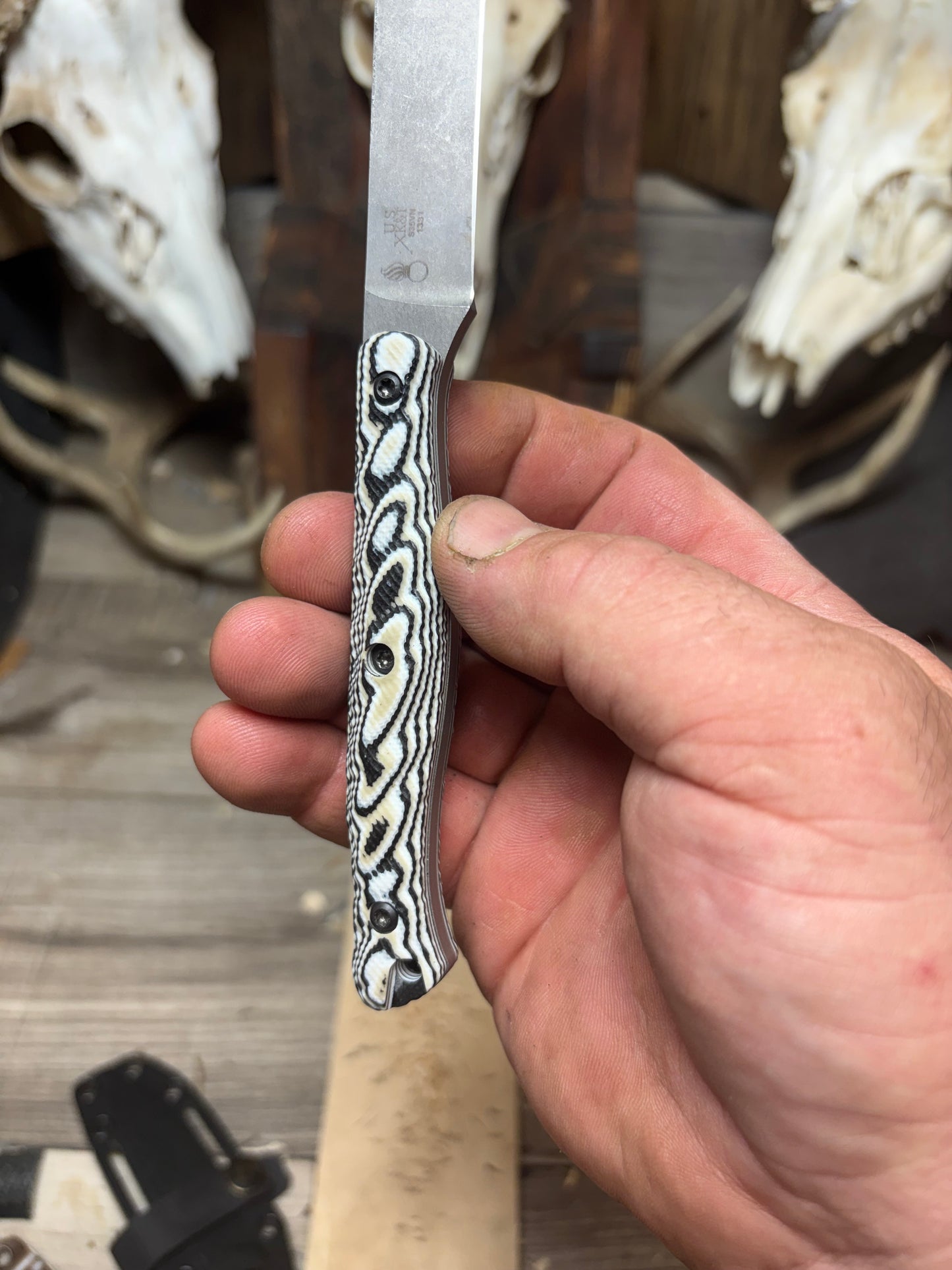 XK&T Jackalope/ White River Knife Exodus 4- G10 Handles (Knife NOT Included)