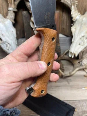 WTG Nomad Camp 9NC Canvas Micarta Handles - Carroll’s Custom Knife Scales