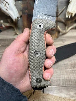 Esee Junglas I/II & Cleaver CL1 Canvas Micarta Handles - Carroll’s Custom Knife Scales