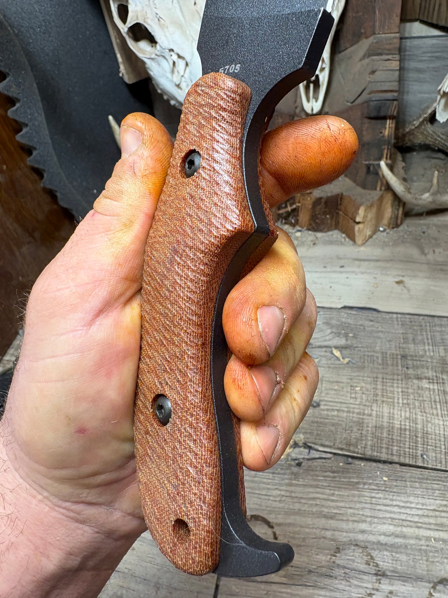 KA-BAR Zombie Or Adventure Series Canvas Micarta Handles