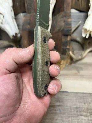 Esee 3 / Esee 4 Canvas Micarta Handles - Carroll’s Custom Knife Scales