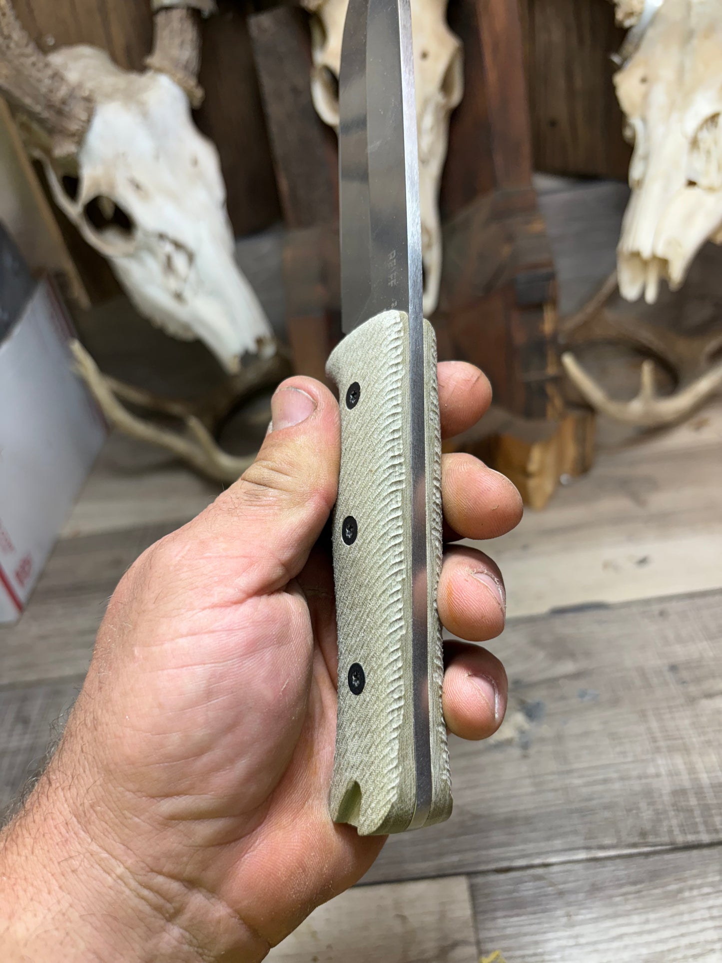 Reiff Knives F6 Canvas Micarta Handles