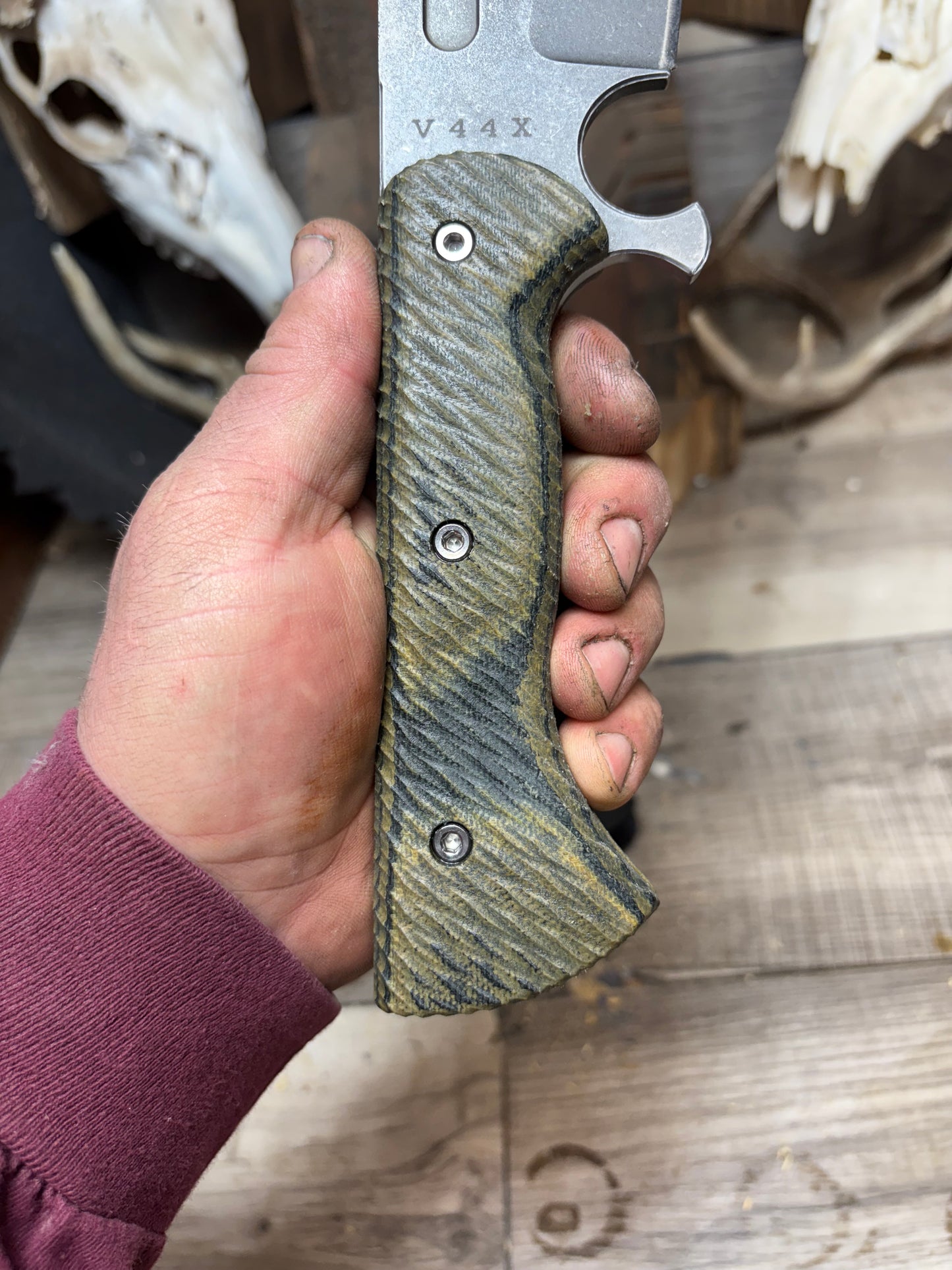 Work Tuff Gear Gen 2 or 3 V44X Canvas Micarta Handles