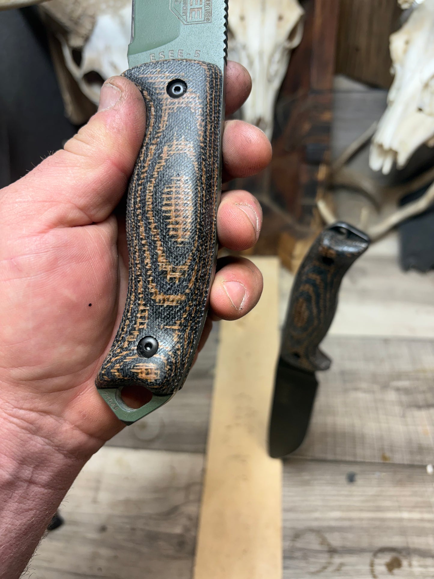 Esee 5 & 6, RAT5-7 & AK5,6,8 Micarta handles