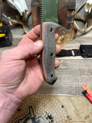 Esee 5 / Esee 6 Canvas Micarta Handles - Carroll’s Custom Knife Scales