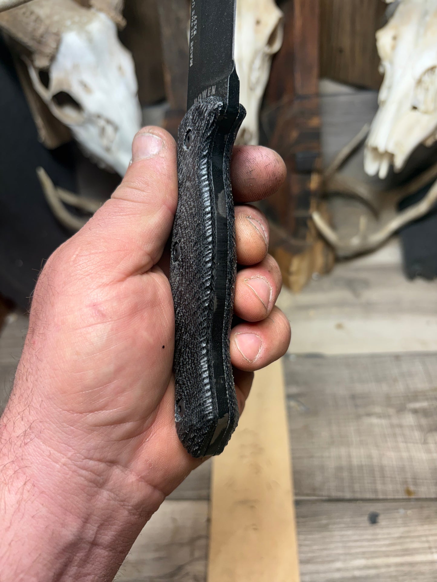 Esee CM6 Canvas Micarta Handles