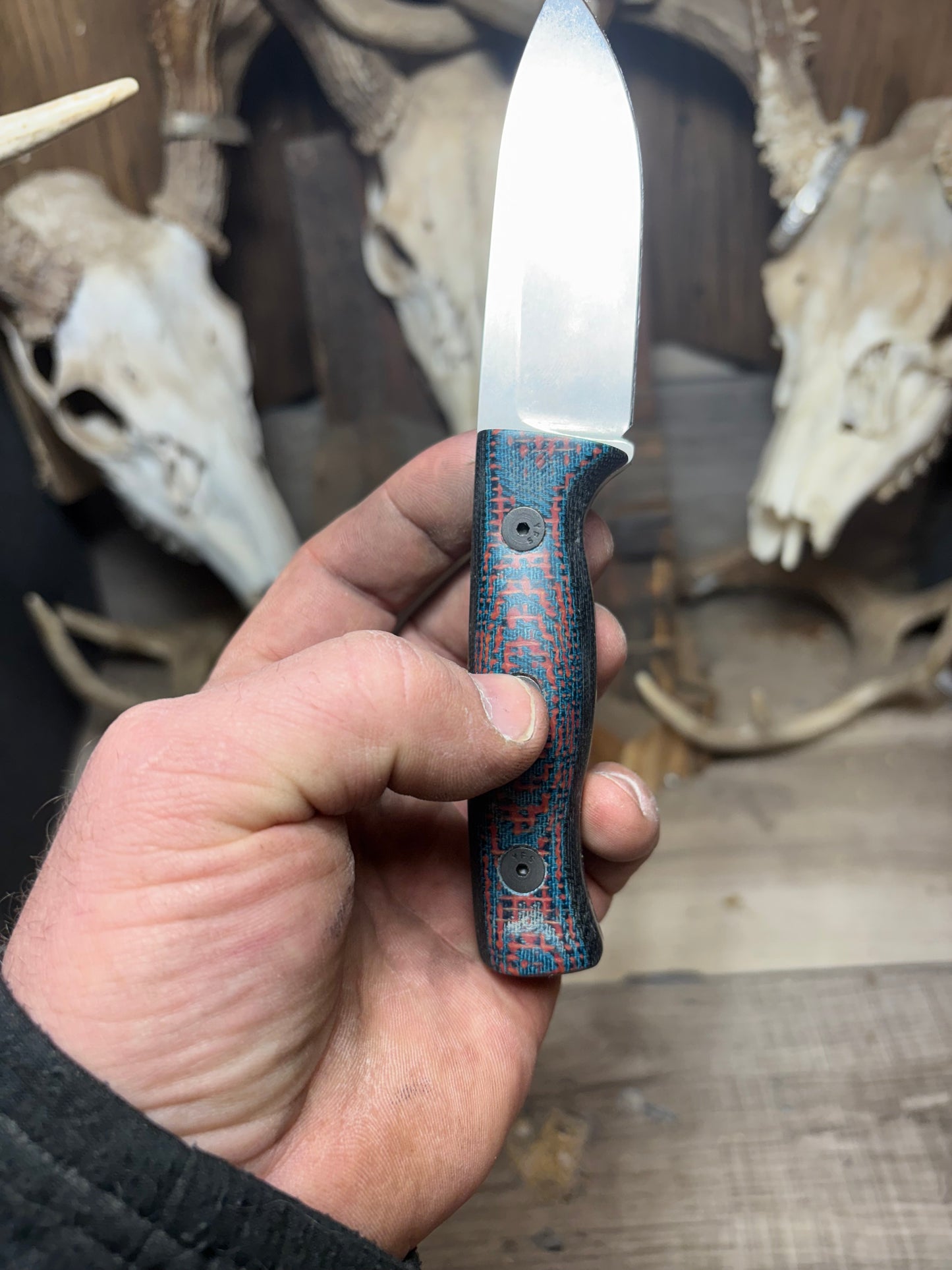 White River Knives Ursus Cub Canvas Micarta Handles