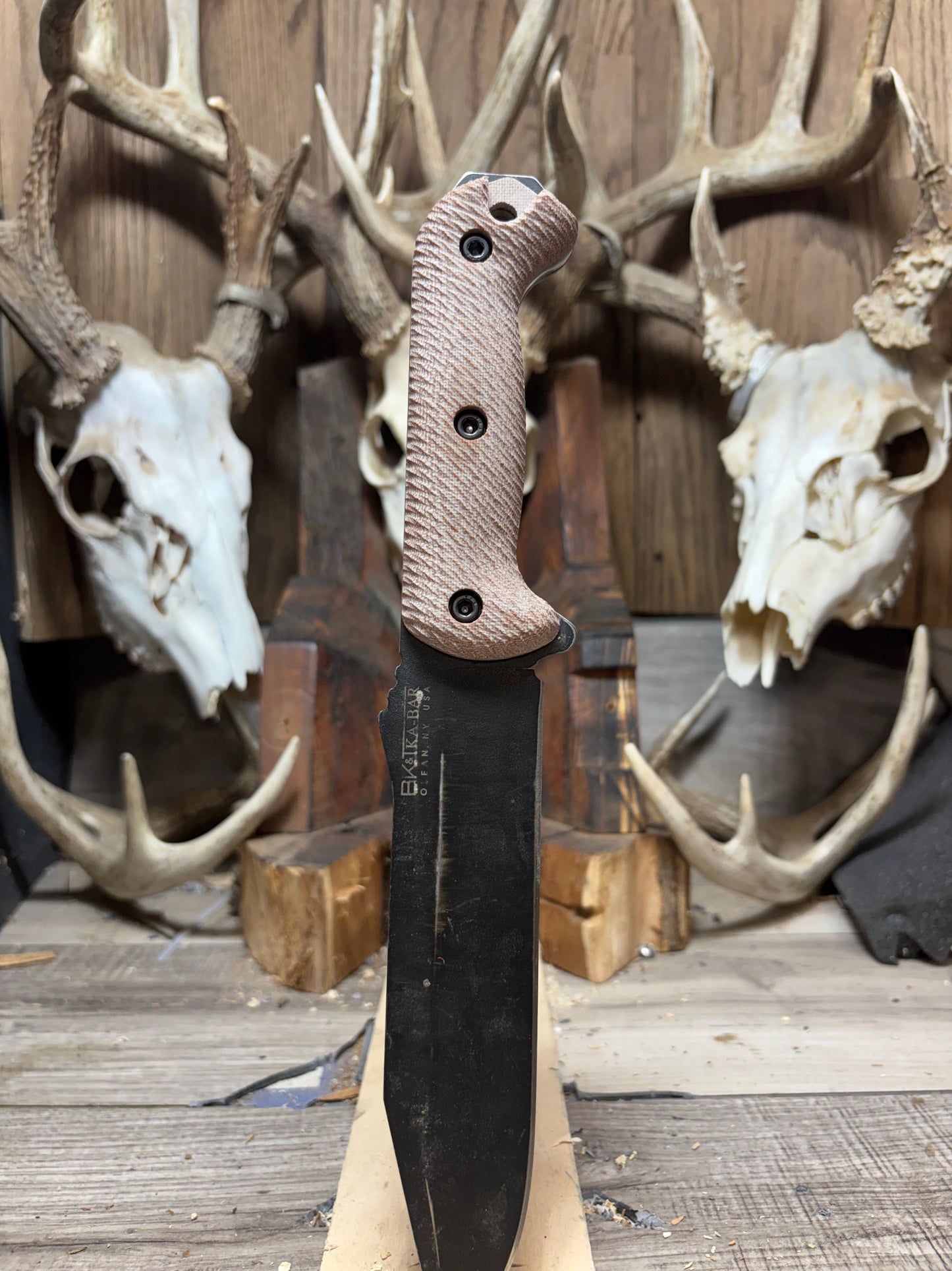 KA-BAR Becker BK2, BK9, Etc. Micarta Handles
