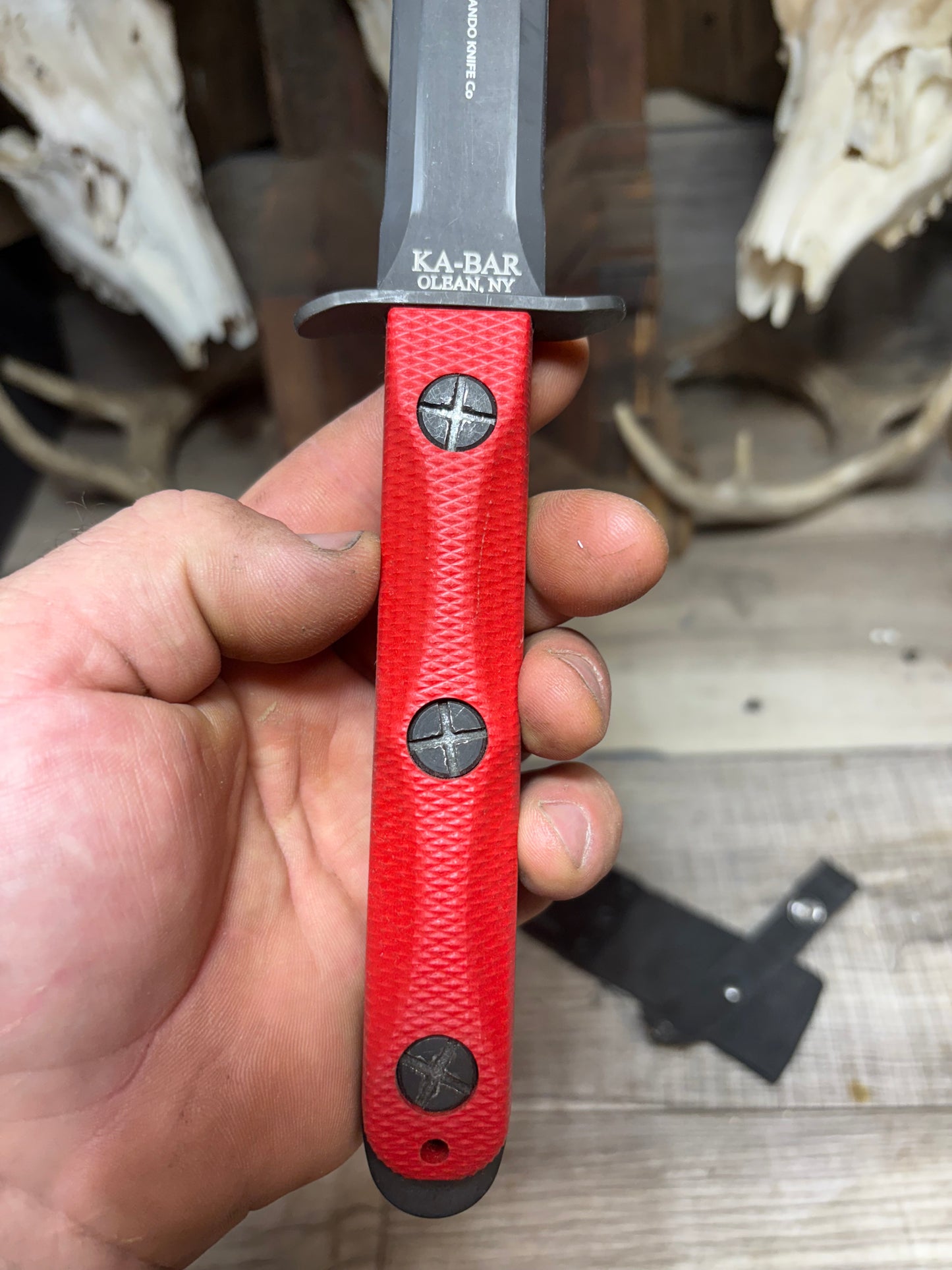 KA-BAR EK-44 EK Commando 4 & 5 *BLEMISHED* G10 Handles