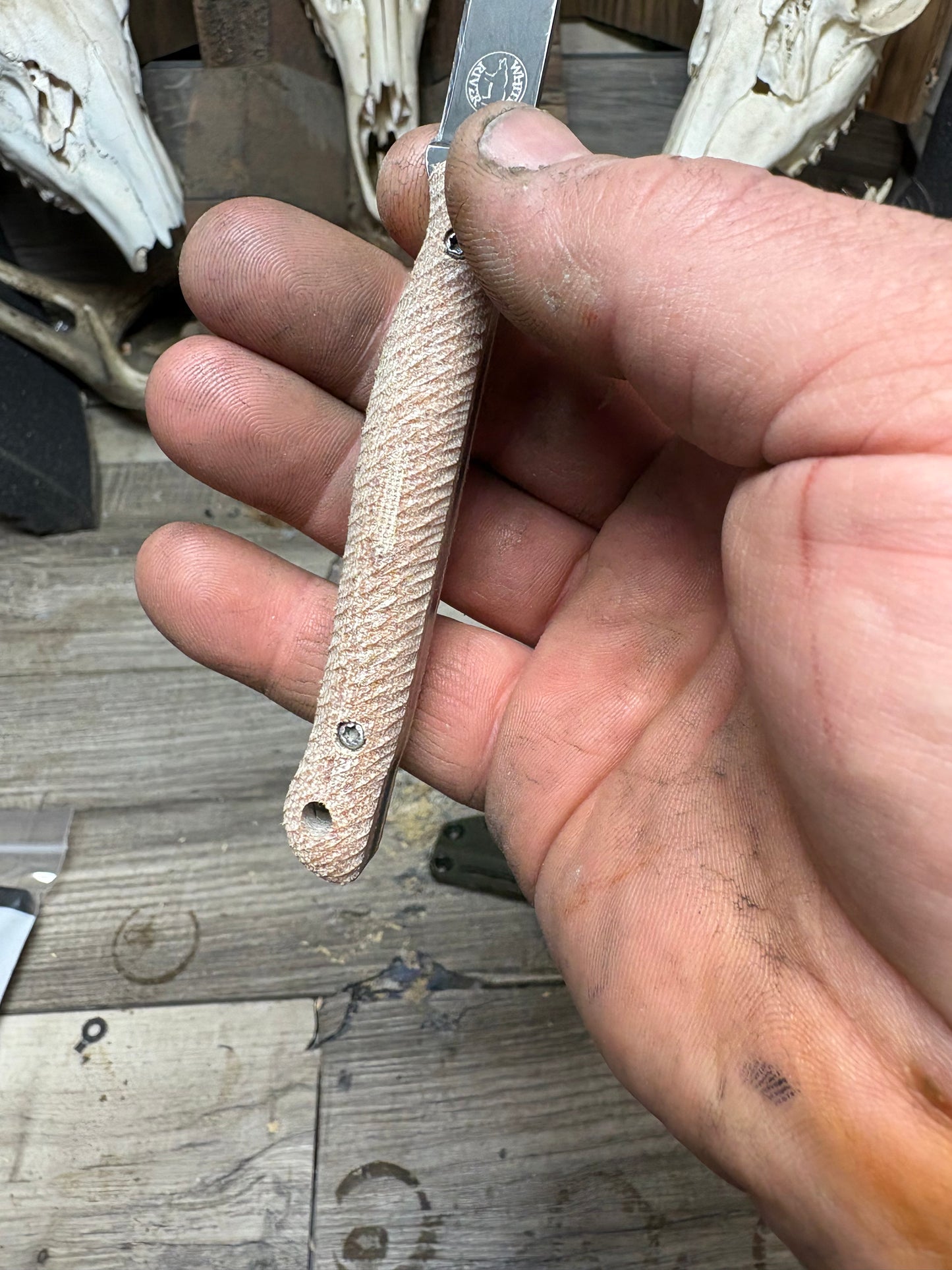 Exodus Knife & Tool Adventure Craft / Exodus 3 Canvas Micarta Handles