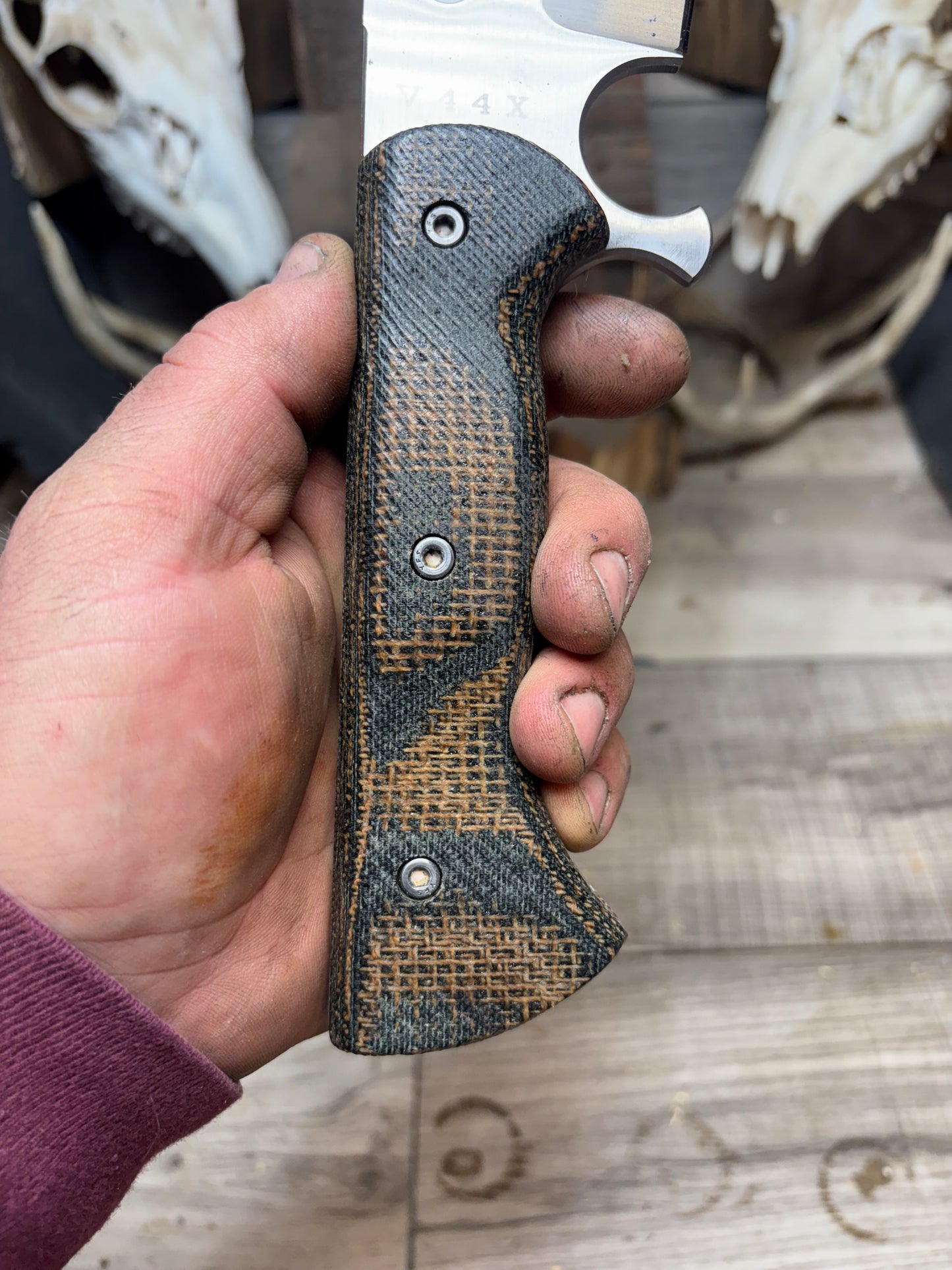 Work Tuff Gear Gen 2 or 3 V44X Canvas/Burlap Micarta Handles