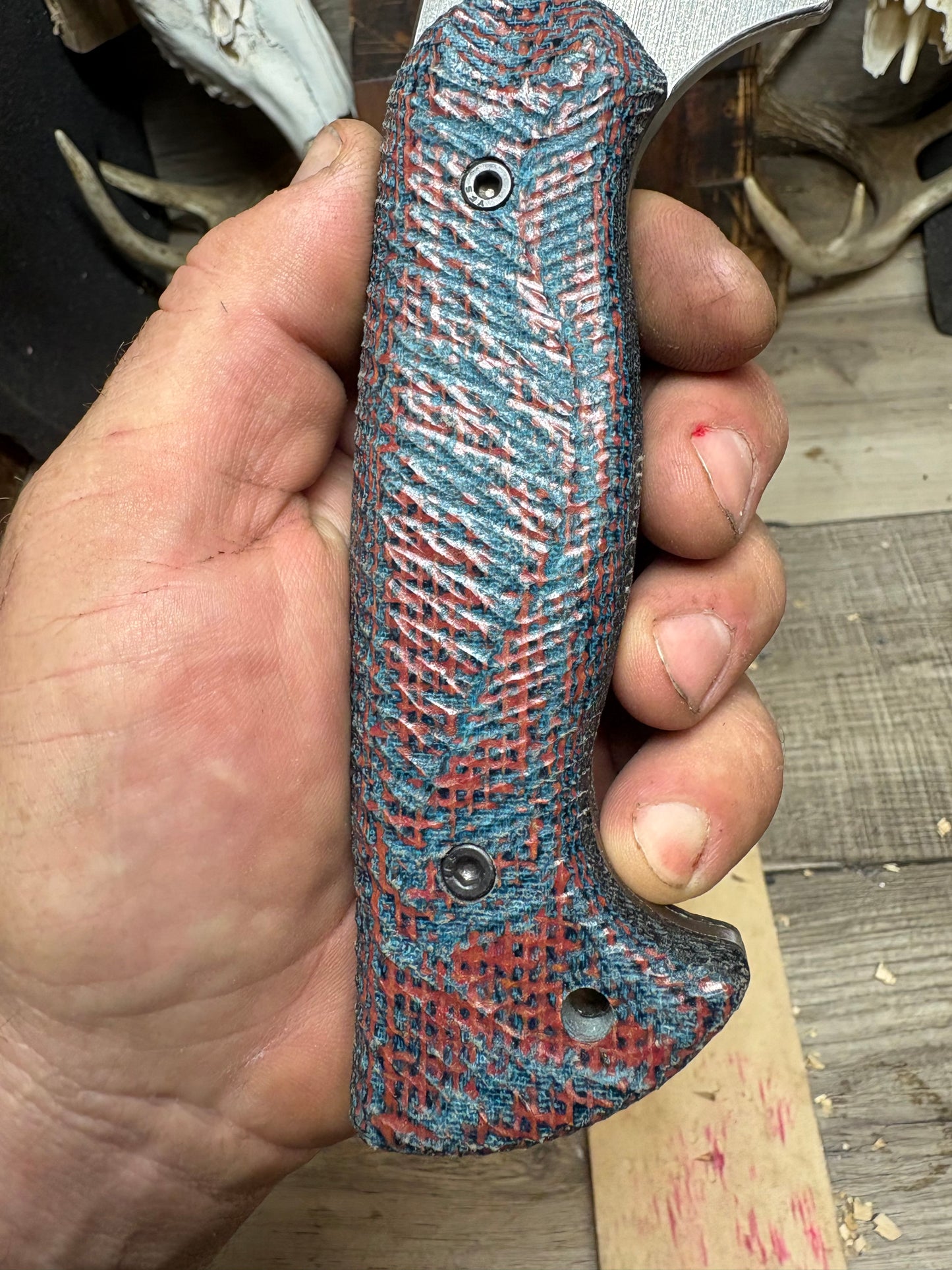 Work Tuff Gear Tanto X Micarta Handles