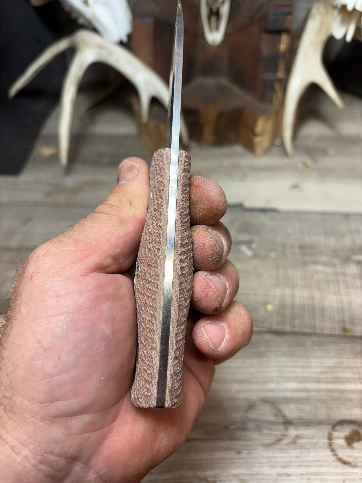 White River Knives Ursus Cub Canvas Micarta Handles