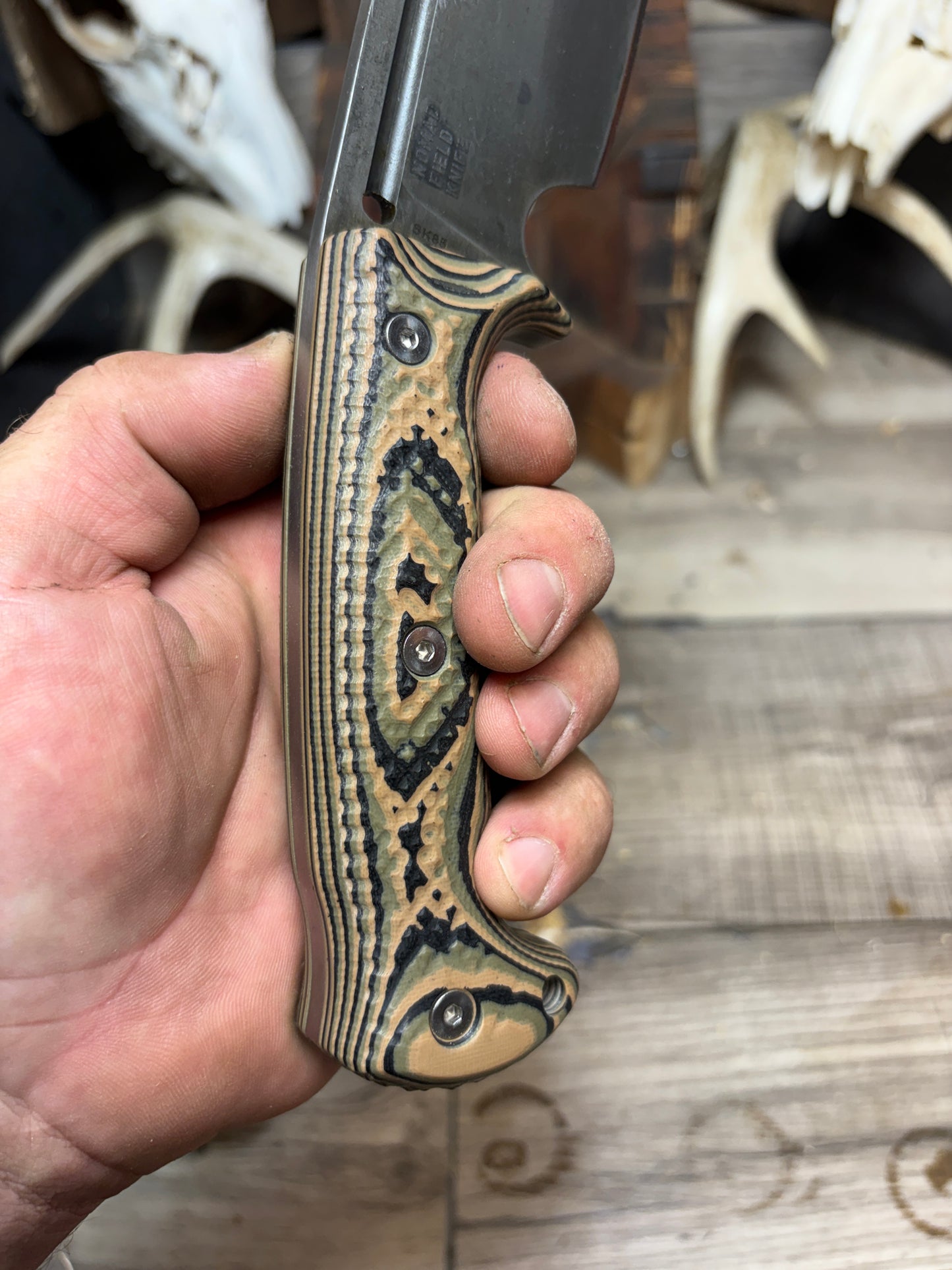 WTG Nomad Field Knife, Proper Chopper or Camp 9 NC.
 (Minor Blemish)