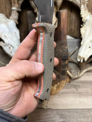 Work Tuff Gear Commander Canvas Micarta Handles - Carroll’s Custom Knife Scales