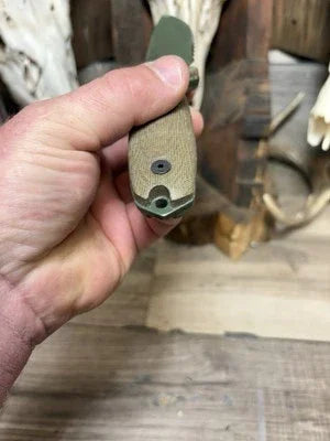 Esee 3 / Esee 4 Canvas Micarta Handles - Carroll’s Custom Knife Scales
