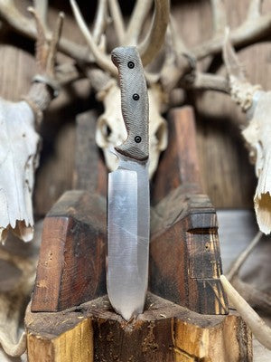 WTG Wolverine / Mountain Lion Canvas Micarta Handles - Carroll’s Custom Knife Scales