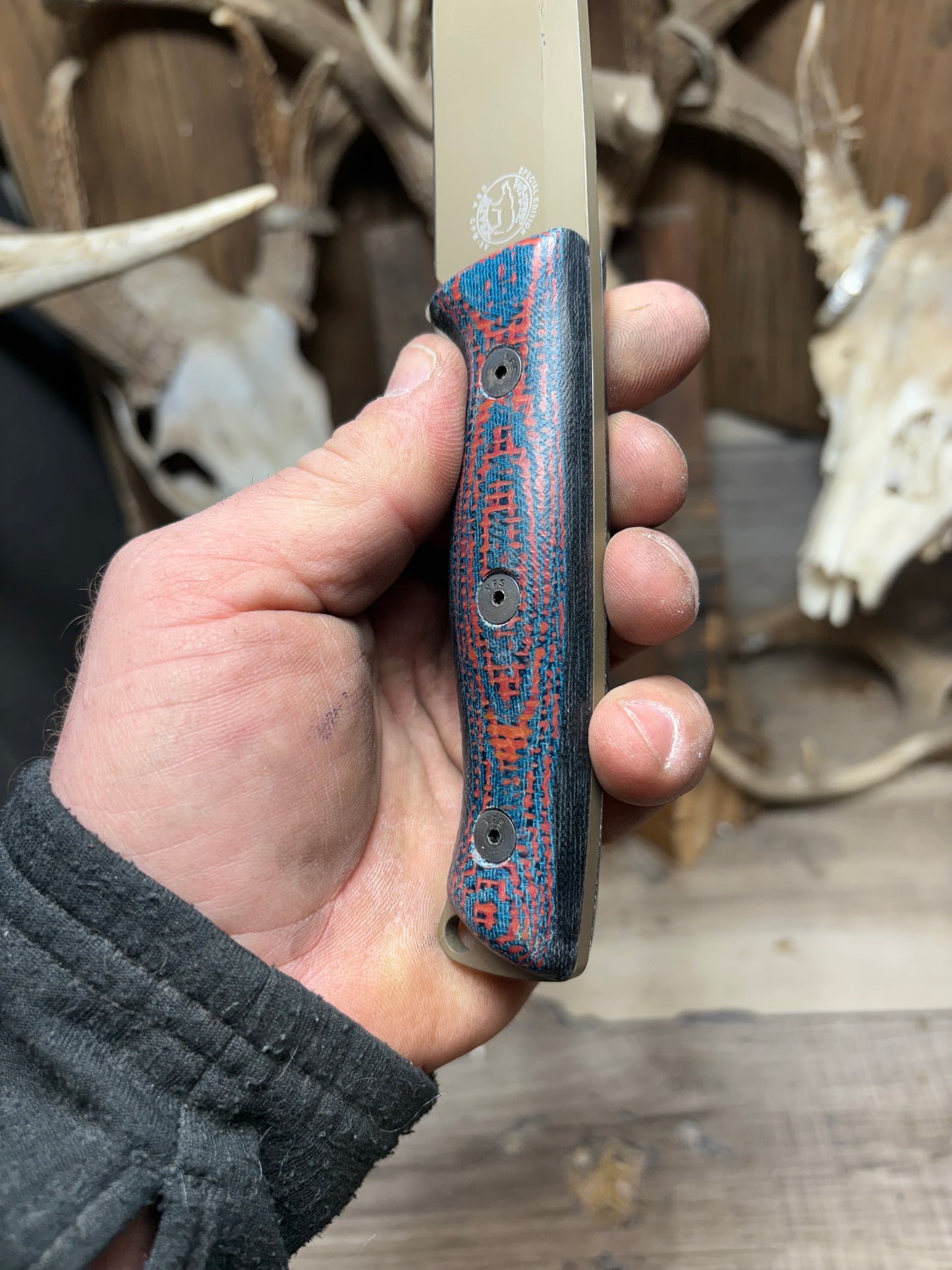 White River Knives Ursus 45 Canvas Micarta Handles