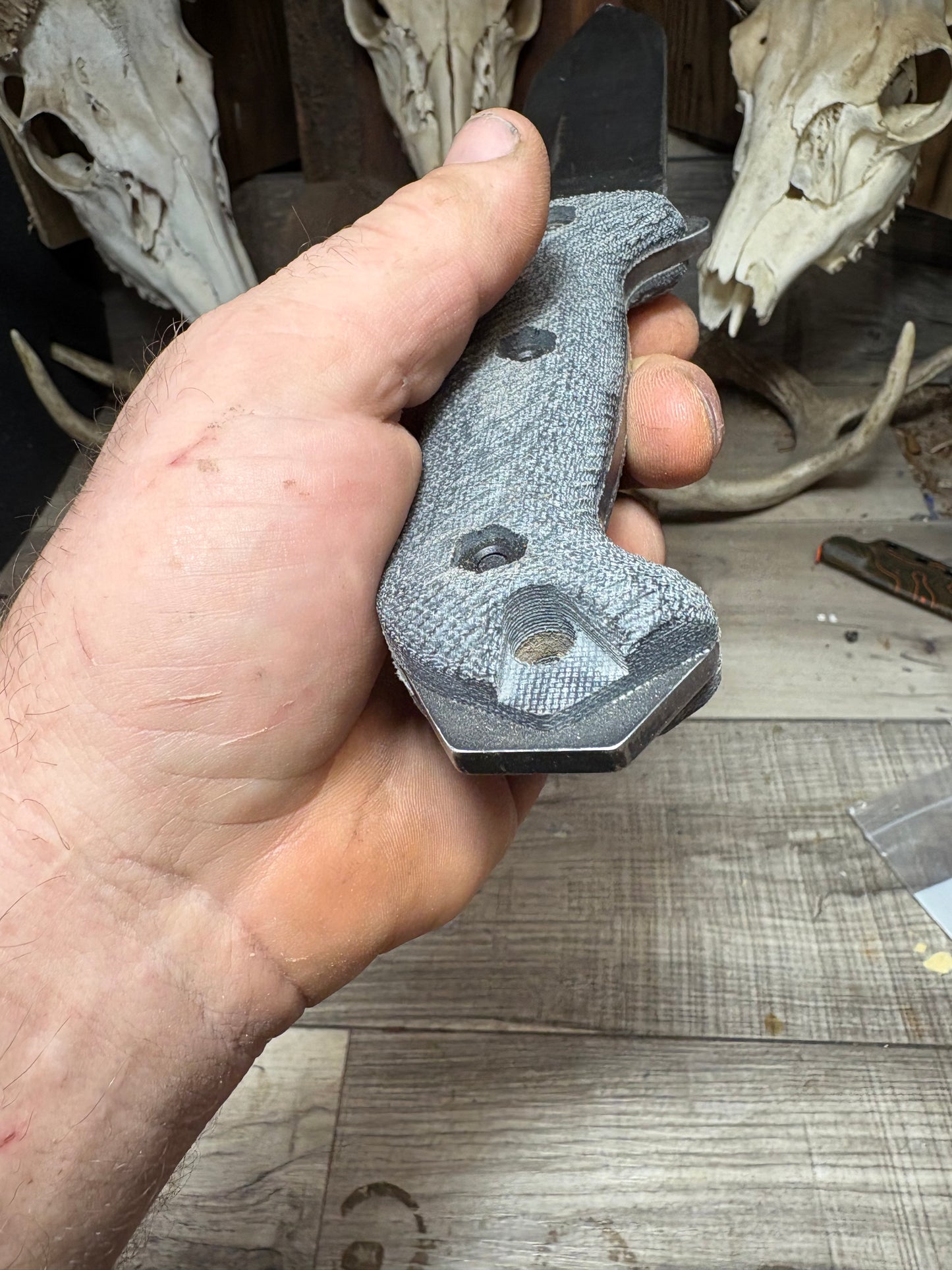 KA-BAR Becker BK2, BK9, Etc. Canvas Micarta Handles
